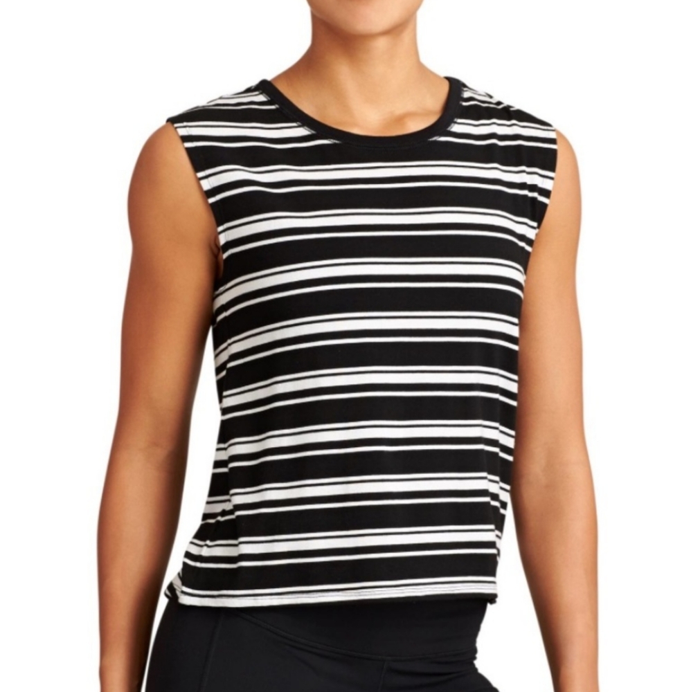 Athleta Stripe Serenity Muscle Tank